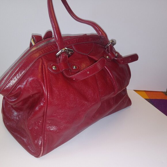 Danie red leather bag - Picture 7 of 16